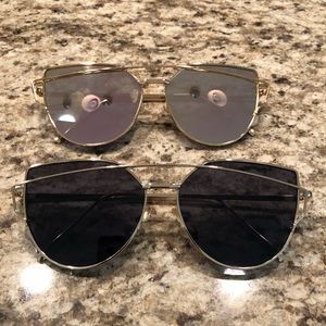 Two pairs of Oversized sunglasses 🕶